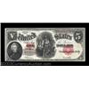 Image 1 : Fr. 91 $5 1907 Legal Tender Choice About New. Decently margined for the issue and with good color.