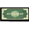 Image 2 : Fr. 93 $10 1862 Legal Tender Extremely Fine-About Uncirculated. This pretty note has three light fol