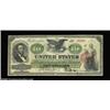 Image 1 : Fr. 95 $10 1863 Legal Tender Fine-Very Fine. Bright colors, decent margins and no flaws highlight th