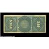 Image 2 : Fr. 96 $10 1869 Legal Tender Fine. Very well margined and with tremendous color for the grade.  Impo