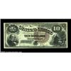 Image 1 : Fr. 108 $10 1880 Legal Tender Choice Very Fine. A stately looking note, with broad margins, excellen