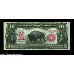 Fr. 119 $10 1901 Legal Tender Extremely Fine. A broadly margined, beautifully bright Bison with an a