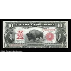 Fr. 121 $10 1901 Legal Tender Very Choice New. But for a rather narrow bottom margin, this gorgeous