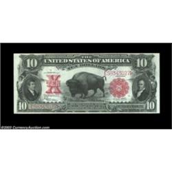 Fr. 122 $10 1901 Legal Tender Extremely Fine. Very well margined, with terrific color. A beautiful,