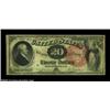 Image 1 : Fr. 137 $20 1880 Legal Tender Fine. An ideal example for the grade, with no distractions, splits or