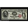 Image 1 : Fr. 142 $20 1880 Legal Tender CGA Gem Uncirculated 67. A beautifully margined example of this less-t