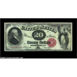 Fr. 147 $20 1880 Legal Tender Fine. Rather attractive for the grade.  Important notice: Heritage usu