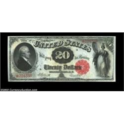 Fr. 147 $20 1880 Legal Tender Star Note About New. Consecutive to the above, and identical in every