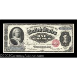 Fr. 216 $1 1886 Silver Certificate Very Choice New. Super flashy color on snow white paper along wit