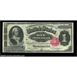 Fr. 223 $1 1891 Silver Certificate Choice Extremely Fine. A deeply embossed, beautifully natural Mar