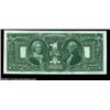 Image 6 : Fr. 224 $1 1896 Silver Certificates Cut Sheet of Four Superb Gem New. A beautiful Cut Sheet of One D