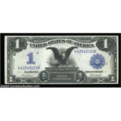 Fr. 232 $1 1899 Silver Certificate Gem New. Beautiful margins and deep, original embossing highlight