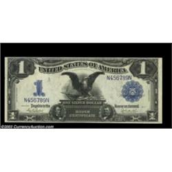 Fr. 232 $1 1899 Silver Certificate Ladder Serial Number New. This Black Eagle has all its original e