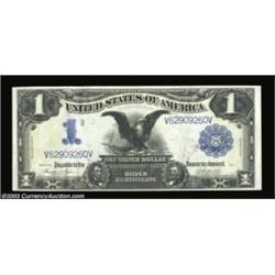 Fr. 233 $1 1899 Silver Certificate Very Choice New. A near-Gem example from the most available Black