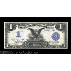 Fr. 233 $1 1899 Silver Certificate Choice About New. A nice looking Black Eagle with a single light