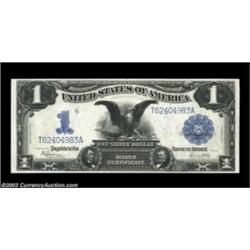 Fr. 236 $1 1899 Silver Certificate Gem New. Hugely margined, with beautifully bright colors and supe