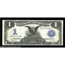 Fr. 236 $1 1899 Silver Certificate About New. A broadly margined example of the final Black Eagle nu