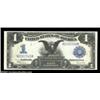 Image 1 : Fr. 236 $1 1899 Silver Certificate About New. A broadly margined example of the final Black Eagle nu