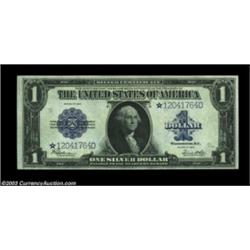 Fr. 237 $1 1923 Silver Certificate Star Note Very Choice New. A near-Gem example of this common Star