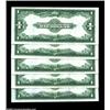 Image 2 : Fr. 237 $1 1923 Silver Certificate Choice About New. Five notes from the same short serial-number ru