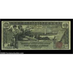 A Trio of $1 Silver CertificatesA Fr. 225 $1 Educational grades a solid Very Fine, while a Fr. 234 a