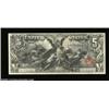 Image 1 : Fr. 269 $5 1896 Silver Certificate Choice Extremely Fine. This "D"-position note has an extraordinar