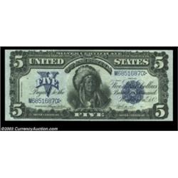 Fr. 278 $5 1899 Silver Certificate Superb Gem New. A super Chief with incredibly deep, original embo