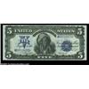 Image 1 : Fr. 278 $5 1899 Silver Certificate Superb Gem New. A super Chief with incredibly deep, original embo