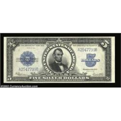 Fr. 282 $5 1923 Silver Certificate Gem New. A lovely Porthole, with broad margins, ideal centering a