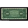 Image 2 : Fr. 293 $10 1886 Silver Certificate Choice Extremely Fine. Three light folds that are barely visible