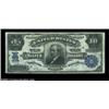 Image 1 : Fr. 303 $10 1908 Silver Certificate Very Fine. This perfectly natural Blue Seal Tombstone has ideal