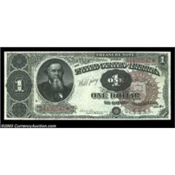 Fr. 348 $1 1890 Treasury Note Extremely Fine. Another lovely, evenly circulated, natural note from t