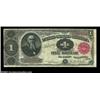 Image 1 : Fr. 349 $1 1890 Treasury Note Fine-Very Fine. A perfectly natural note, problem-free save for an ext