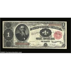 Fr. 351 $1 1891 Treasury Note Very Choice New. Excellent original embossing and broad, even margins.