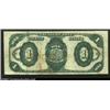 Image 2 : Fr. 351 $1 1891 Treasury Note Choice Very Fine. Fully Extremely Fine from the face, but with a littl