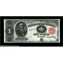 Fr. 352 $1 1891 Treasury Note About New. This nicely margined Stanton Treasury Ace has a single cent