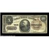 Image 1 : Fr. 366 $10 1890 Treasury Note Fine. Bright for the grade, and absolutely problem free. A pretty She