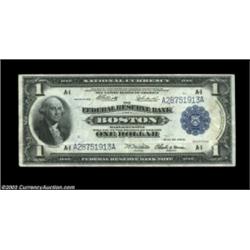 Fr. 710 $1 1918 Federal Reserve Bank Note Extremely Fine. Fresh and original.  Important notice: Her