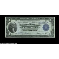 Fr. 729 $1 1918 Federal Reserve Bank Note Choice New. A nice, original FRBN Ace with strong embossin