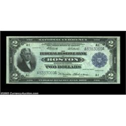 Fr. 749 $2 1918 Federal Reserve Bank Note Superb Gem New. A crackling fresh Boston Battleship Deuce,