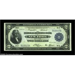 Fr. 750 $2 1918 Federal Reserve Bank Note Very Choice New. This New York Battleship Deuce comes extr