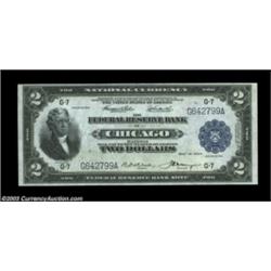 Fr. 765 $2 1918 Federal Reserve Bank Note Gem New. This lovely Chicago Battleship has good paper ori