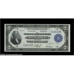 Fr. 772 $2 1918 Federal Reserve Bank Note CGA Gem Uncirculated 65. A lovely Minneapolis Battleship,