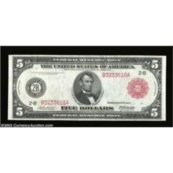 Fr. 833a $5 1914 Red Seal Federal Reserve Note About New. While 833 is the most common number for Re