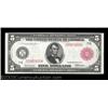 Image 1 : Fr. 838b $5 1914 Red Seal Federal Reserve Note Very Choice New. Well margined, with good color and a