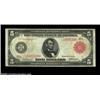Image 1 : Fr. 843b $5 1914 Red Seal Federal Reserve Note Choice Very Fine. Fewer than 20 examples of this numb
