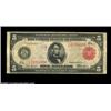 Image 1 : Fr. 843b $5 1914 Red Seal Federal Reserve Note Fine. A scarce San Francisco Red Seal Five. Fewer tha