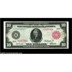 Fr. 899a $10 1914 Red Seal Federal Reserve Note Very Fine. A very well margined example, with bright