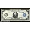 Image 1 : Fr. 950 $10 1914 Federal Reserve Note Choice Very Fine. One of only about a dozen known.  Important