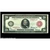 Image 1 : Fr. 958a $20 1914 Red Seal Federal Reserve Note Fine. The note's well margined, and it has decent co